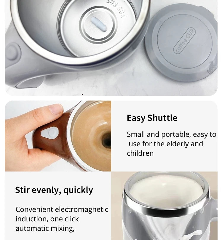 Aurvielle™ - Automatic Stirring coffee Mug Rechargeable